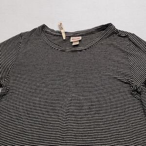 Mossimo Supply Co Casual Pullover Long Sleeve Top Dress Womens Size XS Black